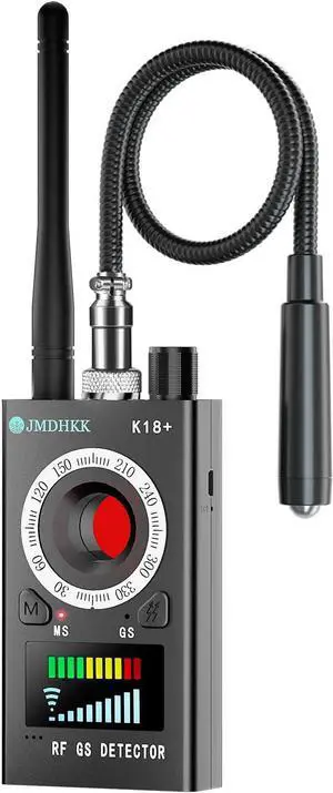 JMDHKK Hidden Camera detectors,Bug detectors,Portable Signal Detector, Camera Finder for Listening Device Hidden Camera in Office or Hotel or Business Meeting or carGray