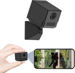 Mini Hidden Camera - Spy Camera WiFi 2K HD DV Night Vision Offline Video Recorder Wireless PIR Motion Detection 100 Days Standby Real-Time View Security Cam
