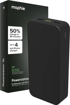Powerstation XL Power Bank 2023-20,000 mAh Large Internal Battery, (2) USB-A Ports and (1) 20W USB-C PD Fast Charging Input/Output Port, Travel-Friendly Powerstation XL Power Bank 2023-20,000 mAh Large Internal Battery, (2) USB-A Ports and (1) 20W USB-C PD Fast Charging Input/Output Port, Travel-Friendly