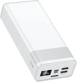 50000mAh Power Bank ,22.5W Fast Charging Portable Charger,USB-C Battery bank , Flashlight and LED Display3Outputs & 2 Inputs Huge Capacity External Battery Pack for iPhone15/14/13/12, Samsung, iPad