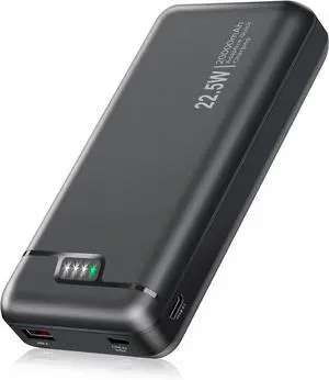 Portable Charger 20000mah Power Bank - 22.5W USB C in & Out Fast Charging Battery Pack Cell Phone Compatible All Phone Tablet for Travel Camping