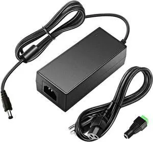 SHNITPWR 12V 3A 36W AC DC Power Supply Adapter 100V~240V AC to DC 12 Volt 3 Amp Converter Transformer LED Driver with 5.5x2.5mm Plug for 5050 3528 LED Strip 3D Printer CCTV Security System LCD Monitor