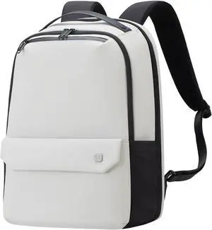 Hanke Carry on Backpack Toiletry Travel Laptop Backpack for Men & Women, Durable Rucksack Weekender Bag Daypack(Salt White)