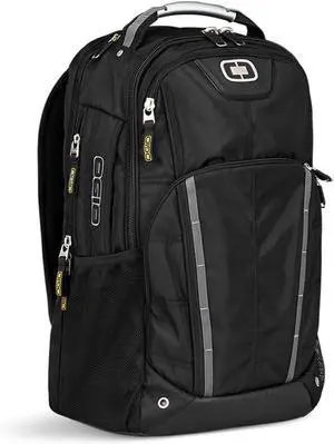 Callaway Axle 17" Laptop Backpack, Black, 19.25" H x 13" W x 9.25" D