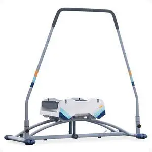 Aeroski Ski Simulator Workout Machine w/ Recoil Spring Resistance, 2 Poles & VR Goggles - Low Impact Elliptical Exercise Equipment for Home and Gym
