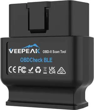 Veepeak OBDCheck BLE Bluetooth OBD II Scanner Car Check Engine Light Code Reader, Auto Dual Mode Bluetooth Diagnostic Scan Tool for iOS & Android
