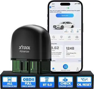 XTOOL AD20 Pro OBD2 Scanner for Car 2025 Wireless Code Reader for iPhone & Android, All System Diagnostic Tool for Check Engine, ABS, SRS, Oil Reset, Voltage, Performance Test, No Subscription Fee