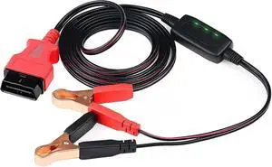 Autel Memory Saver for Car Battery, MaxiBAS BTMS OBDII Battery Tester, Preserves Vehicle Codes, Electronic Presets, Provides Power, Maintain Data Surge Protection, Attaches to 12 Volt Backup Battery
