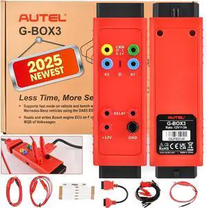Autel 2025 G-BOX3 Accessory Tool, Upgraded of Gbox2, Gbox3 Adapter for Mercedes-Benz/for BMW, Works W/MaxiIM IM508(S) + XP400, IM608 PRO II, IM608S II, IM608 PRO 2 Scanner