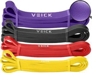 VEICK Resistance Bands for Working Out, Exercise Bands, Workout Bands, Pull Up Assistance Bands, Long Heavy Stretch Bands Set for Men and Women, Power Weight Gym at Home Fitness Equipment