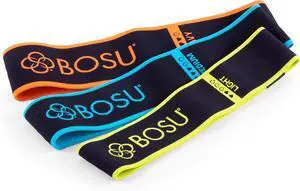 Bosu Fabric Resistance Bands (3 Pack), Multi (72-6920)
