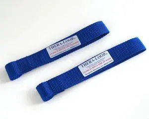 RangeMaster TheraLoop Door Anchors  Non-Slip  Complements Exercise Bands or Tubes  Great for Exercising or Strengthening Activities2 Pack, Blue