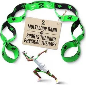 Two8 Bands Multi Loop Resistance Band for Working Out - Home Gym Loop Resistance Bands for Women & Men, Athletic Rehab Equipment Workout Loops, Sports Fitness Gear