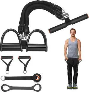 Pedal Resistance Band, Exercise Bands With Handles, Elastic Sit Up Pull Rope, Workout Equipment for Physical Therapy, Home Fitness, Strength Training With 8 Shape Fitness Band