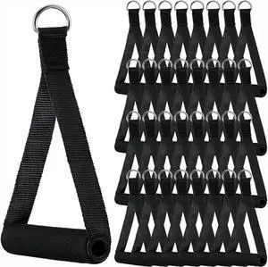 Sumind Gym Exercise Handles Set Soft Replacement Handle Attachments Fitness Strap Cable Machine Attachment Grips Resistance Bands for Resistance Bands Home Workout Accessories Yoga Gift