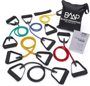Black Mountain Products New Strong Man Set of 6 Resistance Bands