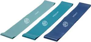 Pro-Tec Athletics Resistance Bands, Light, Medium, Heavy, Strength Training, Resistance Bands, Latex Bands, Toning, Shoulders, Glutes, Core, Upper & Lower Legs, Men & Women, Easy to Use, Working Out