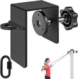 SELEWARE Door Anchor for Resistance Bands Home Gym Workout Door Mount Attachment for Body Weight Straps, Strength Training, Physical Therapy Exercise
