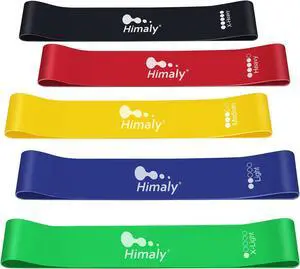 Himaly Anti-Break Resistance Band, Elastic Exercise Band, Hand and Ankle Straps, Indoor and Outdoor Fitness, Portable Resistance Band, Whole Body Exercise