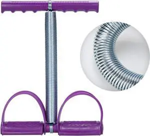 Elastic Sit Up Pull Rope Pedal Resistance Band Powerful Spring Drawstring Tummy Trimmer Equipment Portable Home Gym with Elastic Bodybuilding Fitness Slimming Training Exercise Bands