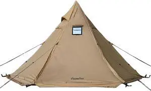 FIREHIKING Camping Hot Tent 2-4 Person Teepee Tent with Stove Jack for Backpacking Hunting