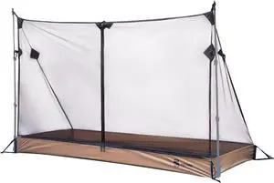 OneTigris Solo Mesh Tent, Ultralight Screen House with 3000 Waterproof Bathtub Floor for Camping Hiking Backpacking Traveling Fishing Patio