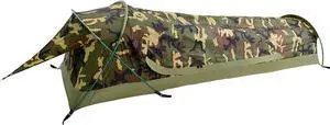GEERTOP Ultralight Single Person Bivy Tent for Camp Waterproof 1 Man Tent for Camping Hiking Backpacking Hunting Outdoor Survival Gear - Easy Set Up