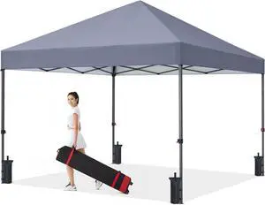 COOSHADE Easy Pop Up Tent 8x8Ft(Grey) COOSHADE Easy Pop Up Tent 8x8Ft(Grey)