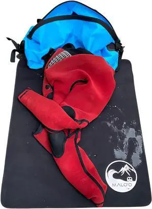 Malo'o Wetsuit Changing Mat - Perfect for Changing After Surfing, Swimming, or Camping