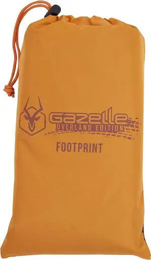 Gazelle Tents, T4 Plus/T8 Tent Footprint, 300D, Waterproof Ground Tarp, 4 Tack Down Stakes, GA103