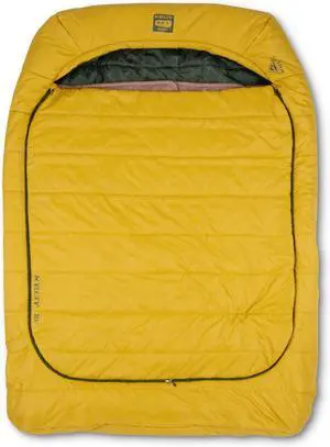 Kelty Tru.Comfort Doublewide 20 Degree Sleeping Bag  Two Person Synthetic Camping Sleeping Bag for Couples & Family Camping