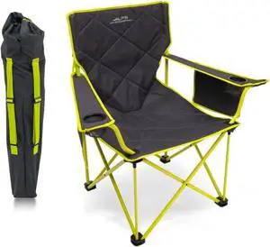 ALPS Mountaineering King Kong Camping Chairs for Adults with Mesh Cup Holders and Pockets, Built Durable and Reliable with Compact Foldable Steel Frame