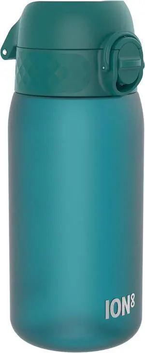 Ion8 Small Water Bottle, 350 ml/12 oz, Leak Proof, Easy to Open, Secure Lock, Dishwasher Safe, BPA Free, Carry Handle, Hygienic Flip Cover, Easy Clean, Odor Free, Carbon Neutral, Aqua Blue Ion8 Small Water Bottle, 350 ml/12 oz, Leak Proof, Easy to Open, Secure Lock, Dishwasher Safe, BPA Free, Carry Handle, Hygienic Flip Cover, Easy Clean, Odor Free, Carbon Neutral, Aqua Blue