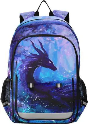 ALAZA Dragon in Forest Laptop Backpack Purse for Women Men Travel Bag Casual Daypack with Compartment & Multiple Pockets ALAZA Dragon in Forest Laptop Backpack Purse for Women Men Travel Bag Casual Daypack with Compartment & Multiple Pockets