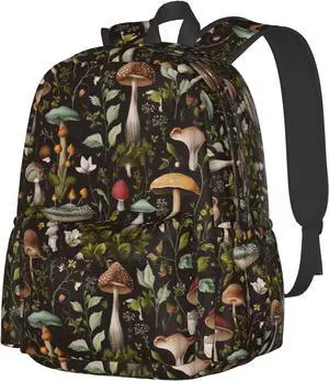 Mushroom Backpack Book Bags Lightweight Casual Laptop Backpacks Travel Daypack For Man Woman Mushroom Backpack Book Bags Lightweight Casual Laptop Backpacks Travel Daypack For Man Woman
