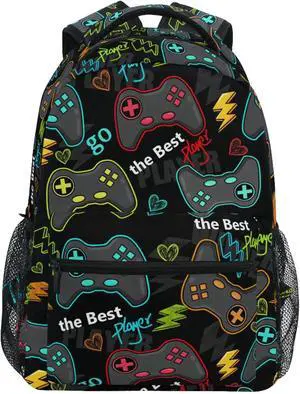 Video Game Backpack Bookbag Gamer Gaming Daypack Travel Hiking Camping School Laptop Bag Video Game Backpack Bookbag Gamer Gaming Daypack Travel Hiking Camping School Laptop Bag