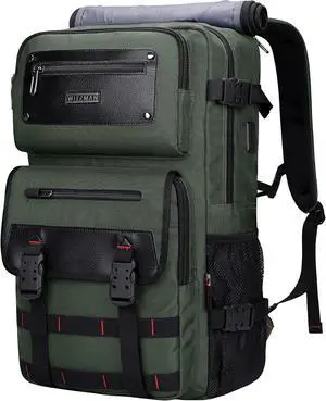 WITZMAN Travel Backpack for Men Duffle Bags Fits 17 Inch Laptop | Nylon Water-resistant 3-in-1 Carry on Backpack Airline Approved, Large Convertible Overnight Rucksack, B685 Army Green WITZMAN Travel Backpack for Men Duffle Bags Fits 17 Inch Laptop | Nylon Water-resistant 3-in-1 Carry on Backpack Airline Approved, Large Convertible Overnight Rucksack, B685 Army Green