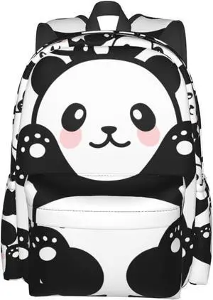 Cute Panda Backpack Laptop Backpack Bookbag Lightweight Casual Daypack | Backpack for Girls Boy, School Bag for Kids Teen, Bookbag Shoulder Bag Travel Bag for Men & Women Cute Panda Backpack Laptop Backpack Bookbag Lightweight Casual Daypack | Backpack for Girls Boy, School Bag for Kids Teen, Bookbag Shoulder Bag Travel Bag for Men & Women