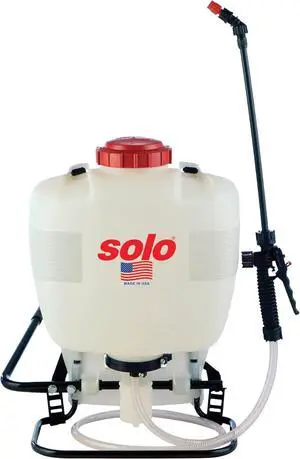 SOLO 425 4-Gallon Piston Backpack Sprayer, Wide Pressure Range up to 90 psi SOLO 425 4-Gallon Piston Backpack Sprayer, Wide Pressure Range up to 90 psi