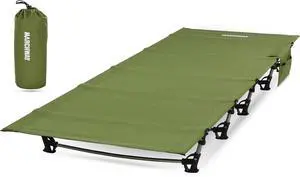 MARCHWAY Ultralight Folding Tent Camping Cot Bed, Portable Compact for Outdoor Travel, Base Camp, Hiking, Mountaineering, Lightweight Backpacking (Army Green) MARCHWAY Ultralight Folding Tent Camping Cot Bed, Portable Compact for Outdoor Travel, Base Camp, Hiking, Mountaineering, Lightweight Backpacking (Army Green)