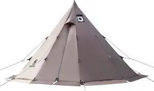 OneTigris Rock Fortress Hot Tent with Stove Jack, 4 Season, 4-6 Person Tipi for Camping, Backpacking, Hunting, Fishing - Waterproof, Wind-Proof OneTigris Rock Fortress Hot Tent with Stove Jack, 4 Season, 4-6 Person Tipi for Camping, Backpacking, Hunting, Fishing - Waterproof, Wind-Proof