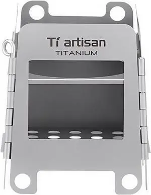 Titanium Wood Stove Foldable Portable Alcohol Stove Titanium Wood Burning Stove Camping Backpacking Stove for Outdoor Camping Picnic BBQ (WS006ST(Small)) Titanium Wood Stove Foldable Portable Alcohol Stove Titanium Wood Burning Stove Camping Backpacking Stove for Outdoor Camping Picnic BBQ (WS006ST(Small))