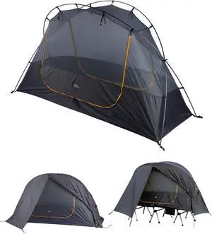 Ultralight 4 Season Solo Tent Waterproof with Snow Skirt Rainfly, Ground/Off The Ground Tent for Backpacking Camping Hiking Trekking Mountaineering Ultralight 4 Season Solo Tent Waterproof with Snow Skirt Rainfly, Ground/Off The Ground Tent for Backpacking Camping Hiking Trekking Mountaineering