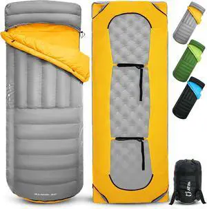 ATEPA Down Sleeping Bag for Adults, Recycled Ultralight 35°F 40°F 45°F 50°F 650FP / 700FP 3 Season Compact Sleeping Bags with Compression Sack for Backpacking Camping Hiking, Can Be Attached to Pad ATEPA Down Sleeping Bag for Adults, Recycled Ultralight 35°F 40°F 45°F 50°F 650FP / 700FP 3 Season Compact Sleeping Bags with Compression Sack for Backpacking Camping Hiking, Can Be Attached to Pad