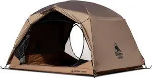 OneTigris JOVIAN 4 Person Camping Tent 3 Season Family Shelter Easy Setup Outdoor Backpacking with 2000mm Outer Rainfly, 5000mm Bottom & Waterproof Floor Mat OneTigris JOVIAN 4 Person Camping Tent 3 Season Family Shelter Easy Setup Outdoor Backpacking with 2000mm Outer Rainfly, 5000mm Bottom & Waterproof Floor Mat
