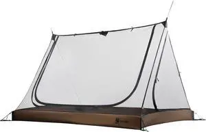 OneTigris 2 Person Mesh Tent, 3 Openings Screen Shelter with Waterproof Bathtub Floor for Outdoors Camping Lightweight Backpacking Thru-Hiking Travel Patio OneTigris 2 Person Mesh Tent, 3 Openings Screen Shelter with Waterproof Bathtub Floor for Outdoors Camping Lightweight Backpacking Thru-Hiking Travel Patio