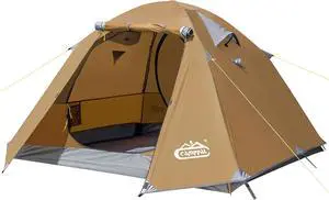 2-3 Person Backpacking Tent with Double Door 2 Vestibule, Waterproof Windproof Lightweight Easy Set Up 3 Season 2 Man Two Person Tent for Camping, Hiking, Motorcycle, Mountaineering with UPF 50+ 2-3 Person Backpacking Tent with Double Door 2 Vestibule, Waterproof Windproof Lightweight Easy Set Up 3 Season 2 Man Two Person Tent for Camping, Hiking, Motorcycle, Mountaineering with UPF 50+