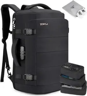 Tzowla 40L Expandable Travel Laptop Backpack for Men Women Carry on Flight Approved,Large Capacity Anti Theft Backpacks with Giant Tumbler Holder Pocket,Personal Item Bag Fit 17.3" ComputerBlack Tzowla 40L Expandable Travel Laptop Backpack for Men Women Carry on Flight Approved,Large Capacity Anti Theft Backpacks with Giant Tumbler Holder Pocket,Personal Item Bag Fit 17.3" ComputerBlack