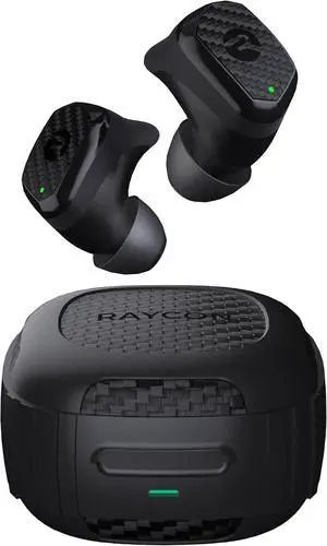 Raycon Impact Earbuds Military-Grade Impact Resistant, IP67 Bluetooth Earbuds with Stereo Sound, 90 Hours of Battery Life, Active Noise Cancellation (Black) Raycon Impact Earbuds Military-Grade Impact Resistant, IP67 Bluetooth Earbuds with Stereo Sound, 90 Hours of Battery Life, Active Noise Cancellation (Black)