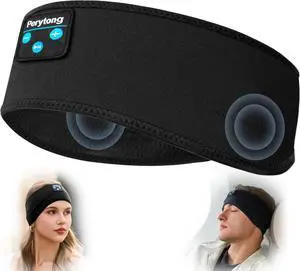 Perytong Sleep Headphones Bluetooth Wireless Sports Headband, Long Playtime Lightweight Headphones Hi-Fi Stereo Ergonomic ASMR Sleep Headphone Cool Gadget Gift for Men Women Black Perytong Sleep Headphones Bluetooth Wireless Sports Headband, Long Playtime Lightweight Headphones Hi-Fi Stereo Ergonomic ASMR Sleep Headphone Cool Gadget Gift for Men Women Black